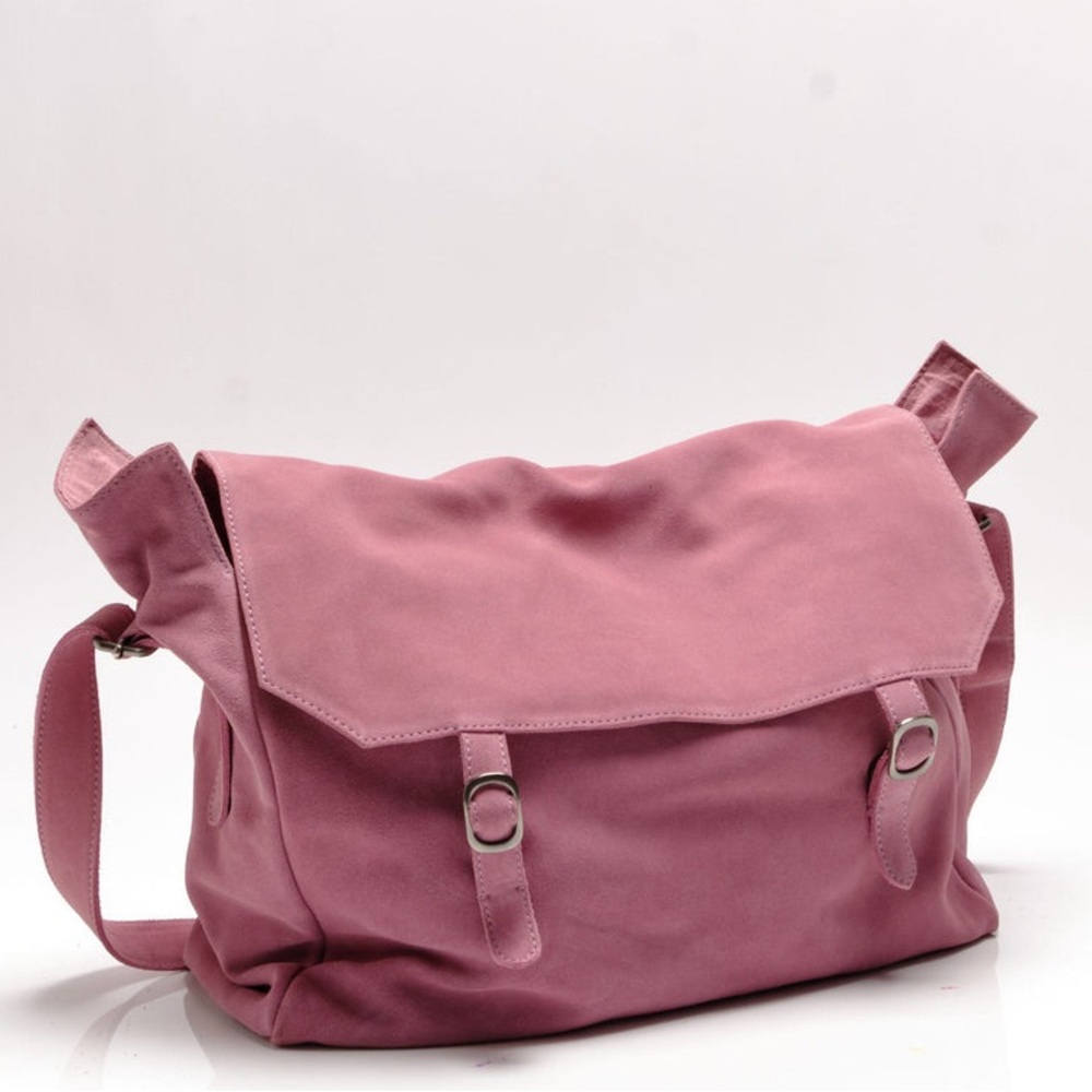 NWT! Free People Zahara Suede Messenger Bag - Picture 5 of 15
